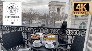 4K Privilege Room With Direct View of Arc de Triomphe | Hotel Splendid Etoile | 