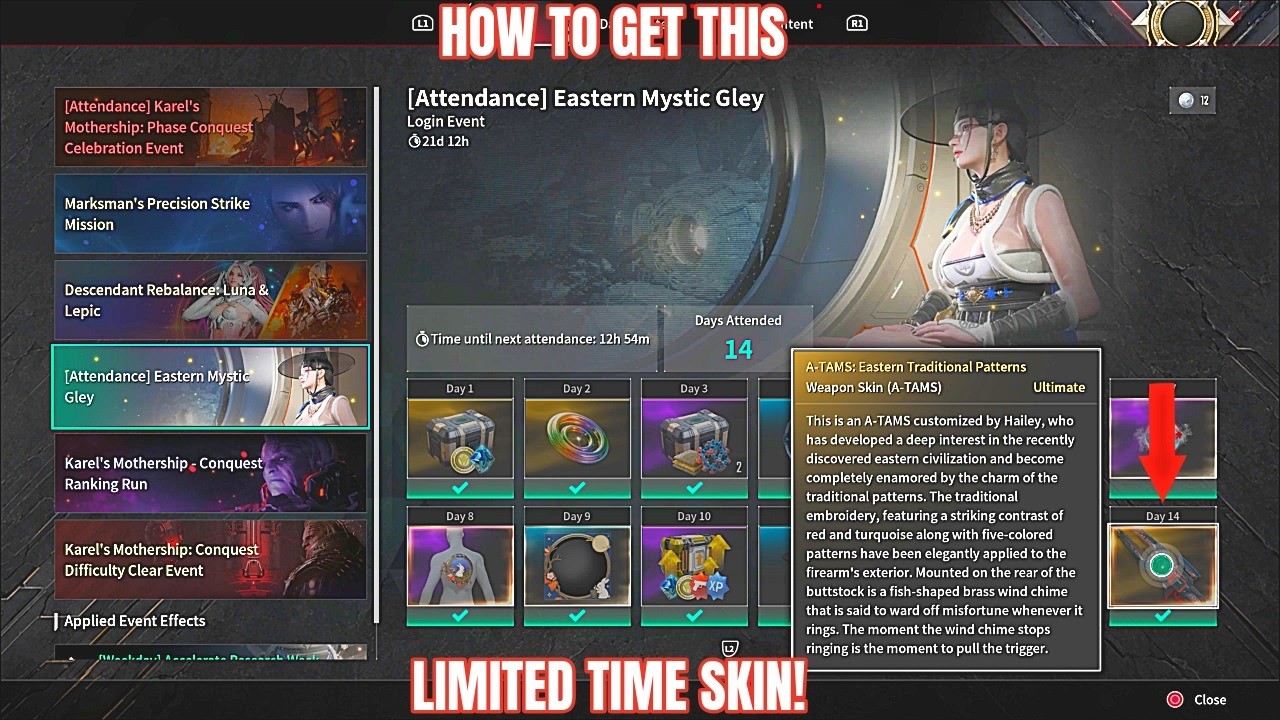 How To Get Eastern Traditional Patterns Skin for A-TAMS!-The First Descendant