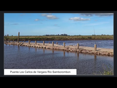 Puente Los Caños de Vergara Río Samborombon en Magdalena Buenos Aires Argentina 