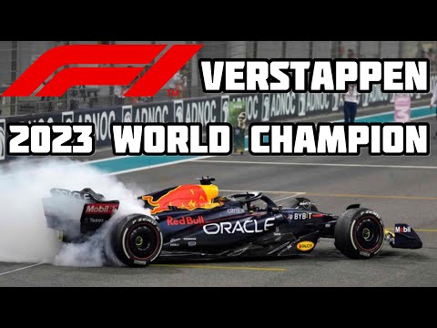 MAX VERSTAPPEN IS THE 2023 FORMULA ONE WORLD CHAMPION