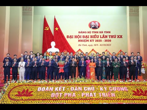 Công bố danh sách Ủy viên BCH Đảng bộ Hà Tĩnh nhiệm kỳ 2025 - 2030