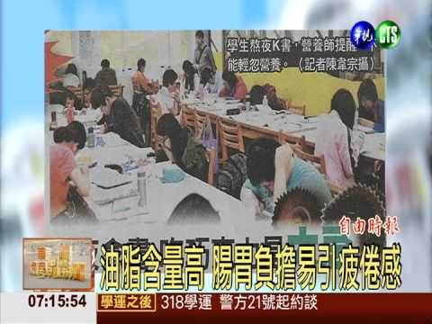 熬夜念書 吃巧克力是大忌