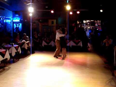  Felipe Zarzar  and  Mamié Sancy  are  dancing  to  the  tango  "  Yuyo Brujo  "