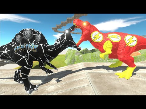 FLASH T REX DEATH CLIMB - Animal Revolt Battle Simulator