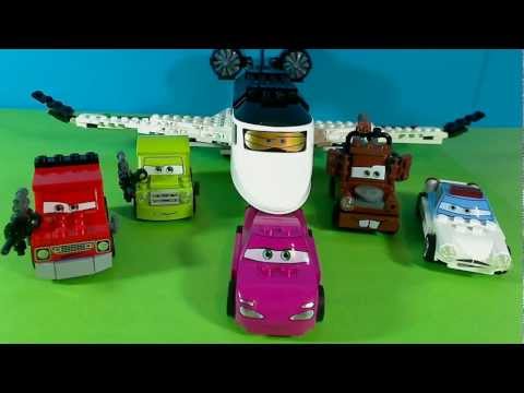 Vidéo LEGO Cars 8638 : L'évasion du jet espion