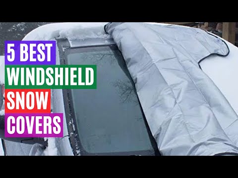 5 Best Windshield Snow Covers on Amazon in 2021 | Protect The Windshield Safely From Snow