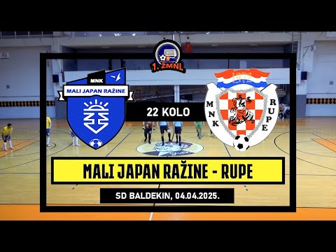 1. ŽMNL: MALI JAPAN RAŽINE - RUPE  4:2, 04.04.2025.