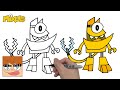 How To Draw Teslo Mixels