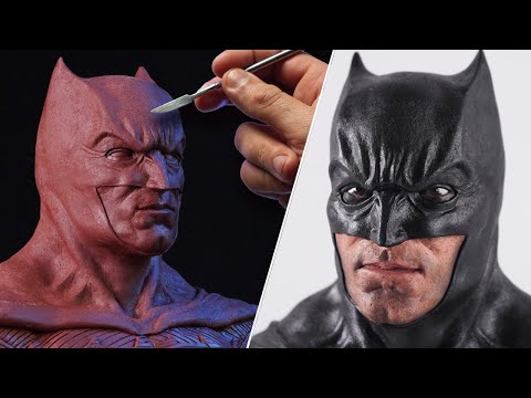 Sculpting BATMAN [ Ben Affleck ] | Justice League - Timelapse