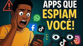 Estas Apps Gratuitas Estão a Espionar-te.#tecnologia #smartphone #android #AppsPerigosas