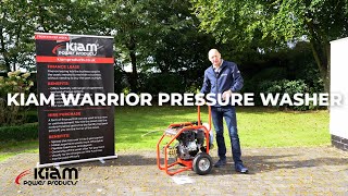 Kiam Warrior 3700P Petrol High Pressure Washer Jet Cleaner (14HP) video thumbnail