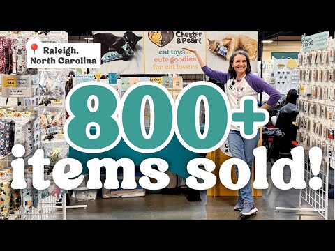 BEST. MARKET. EVER. 🐈‍⬛ 🐈 Raleigh, North Carolina indoor small business holiday pop up market vlog