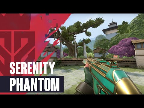 Serenity Phantom Skin Showcase [4K] - Valorant Battlepass Skins