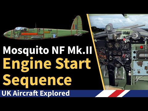 Mosquito Night Fighter – Engine Start Sequence