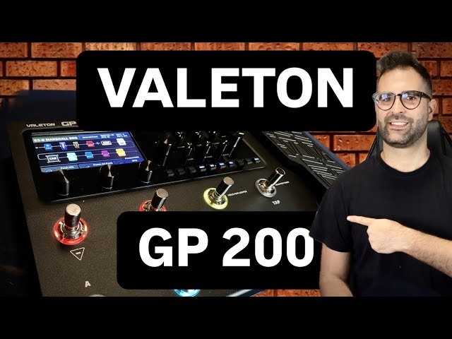 Vídeo relacionado con VALETON Procesador de Múltiples Efectos para Guitarra y Bajo con Modelado de Amplificador Gabinetes IR 240+ Efectos Looper Interfaz de Audio USB MIDI I/O Pedal de Expresión GP-200 + Bolsa