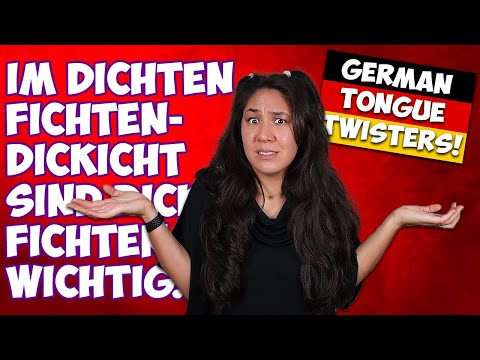 IMPOSSIBLE GERMAN TONGUE TWISTERS!