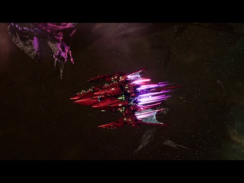 Skalgrim Mod 2021: New Titans - Aeldari Corsairs vs Imperial Navy - Battlefleet Gothic Armada 2