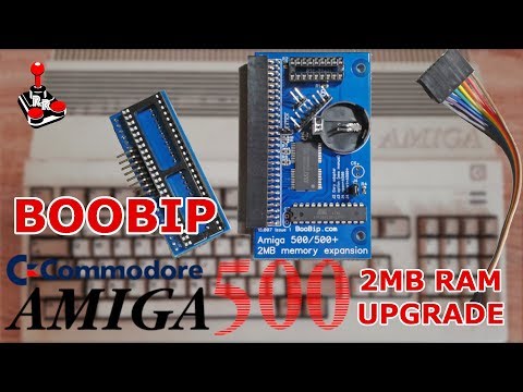 Installing the BooBip Amiga 500 2MB RAM upgrade