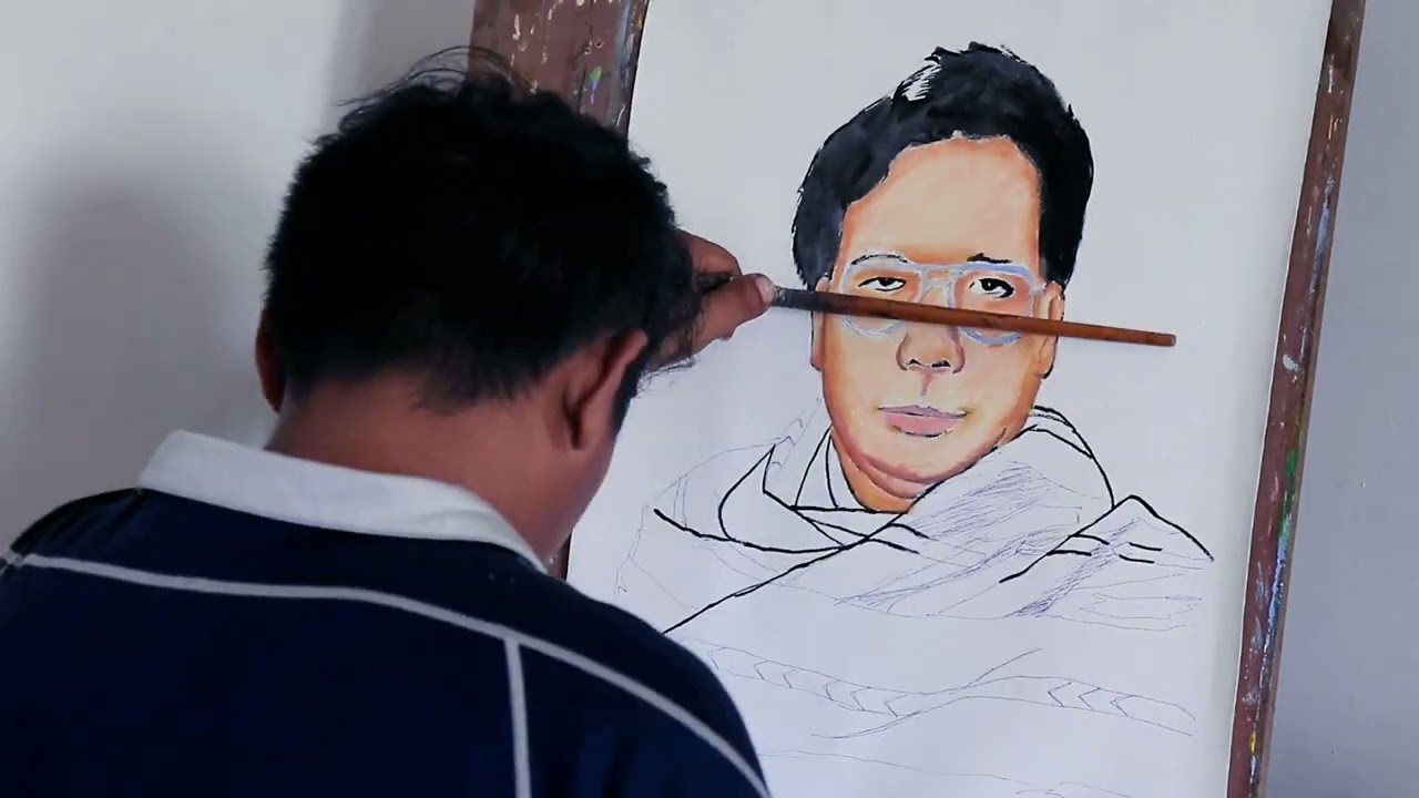 Pu Dousei Mate portrait painting