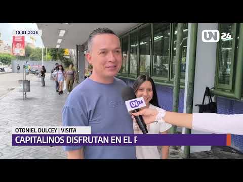 Capitalinos disfrutan actividades en el Francisco de Miranda