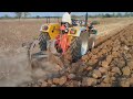 new model Hindustan tractor plough work ( nagar) work karajagi king 👑 hard work vlogs