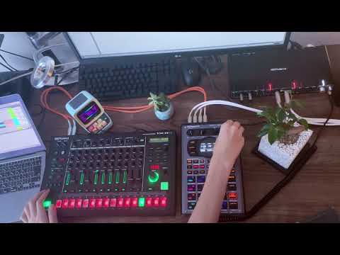 Dark Techno dawless live jam / SP-404 mk2 & TR-8S / one take