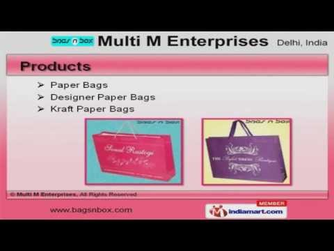 Packaging Bags And Cartons by Multi M Enterprises, Delhi