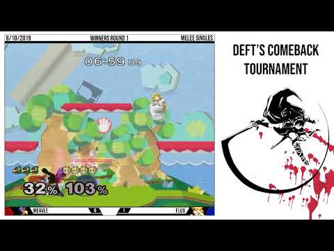 DCT Melee Singles - Weavle (Falco) Vs. Flux (Peach) - Winners Round 1