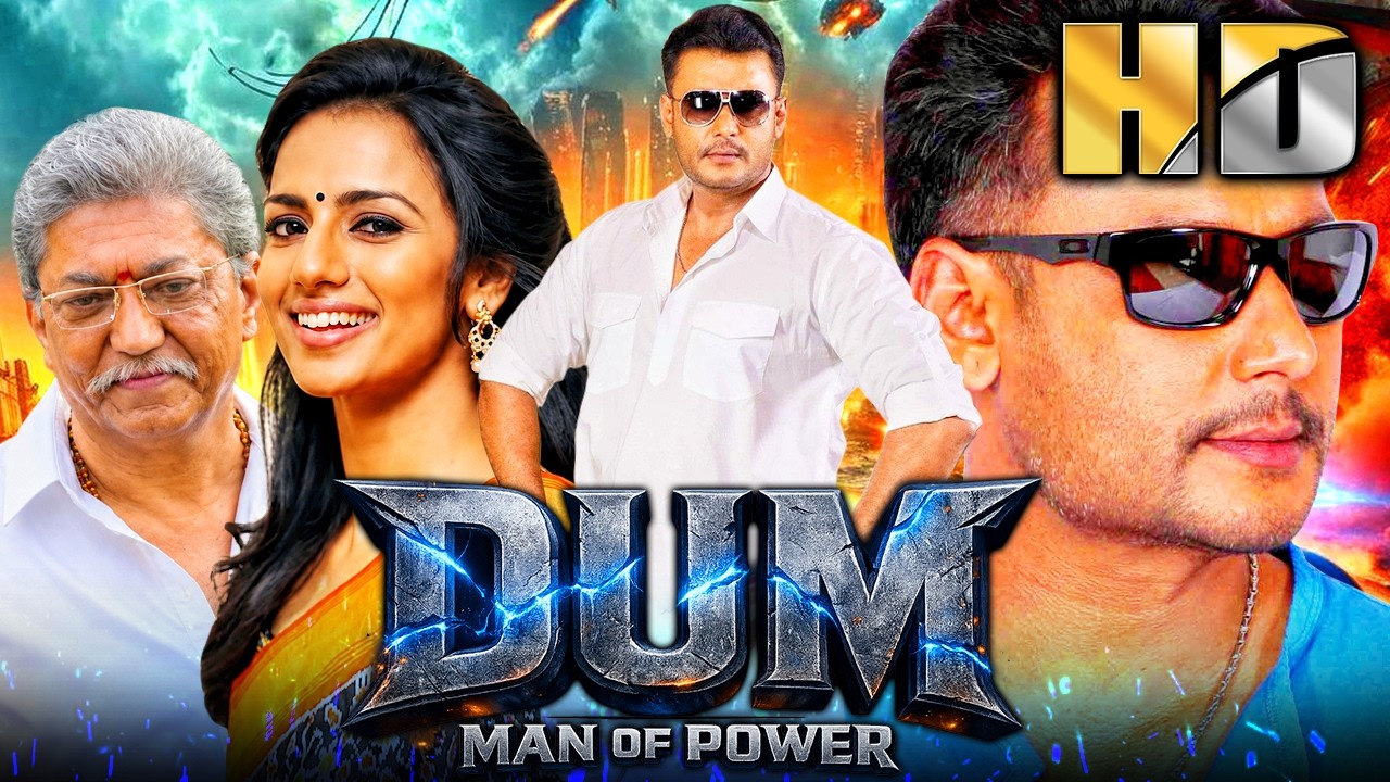Dum Man Of Power (HD) Hindi Dubbed Full Movie | Darshan, Shruthi Hariharan