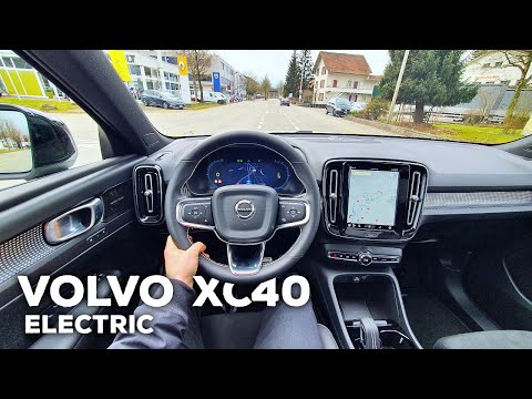 New Volvo XC40 Recharge P8 Electric Test Drive Review POV