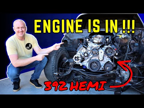 392 Hemi Swapped C10 Ep10! Clutch assembly and Engine Reinstalled!