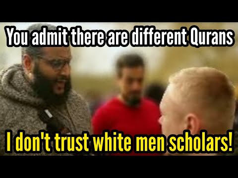 Different Qurans debate (longer)  | ft. Chris & M. Hijab | Speakers' Corner debate