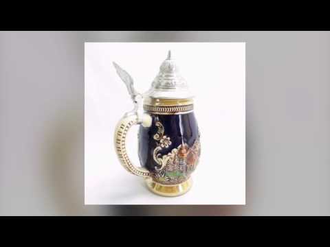 Vintage GERZ German Beer Steins 1950s