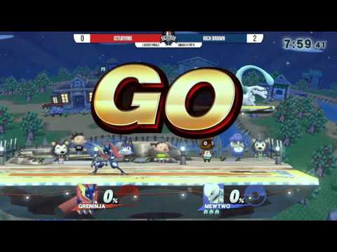 Syndicate - iStudying (Greninja) Vs. Rich Brown (Mewtwo) - Losers Finals - Smash 4