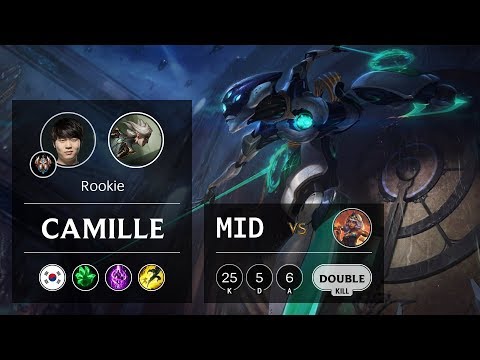 Camille Mid vs Qiyana - KR Challenger Patch 9.19