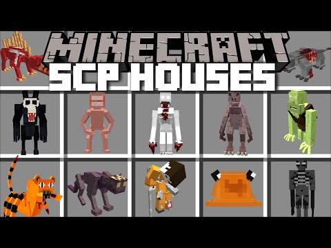 Minecraft BRAND NEW SCP STRUCTURES MOBS MOD / DANGEROUS SCP MOBS !! Minecraft Mods