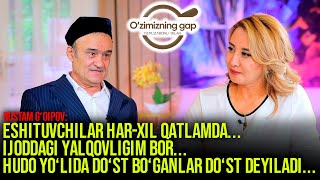 Rustam G'oipov: Muhammadziyoni ijodi menga yoqyabdi. Tutgan yo'li zo'r. Bir xil qo'shiqlar ma'nosiz!