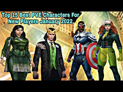 Top 15 Best PVE Characters For New Players January 2022 - Marvel Future Fight