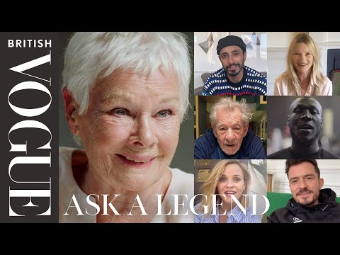 Judi Dench Answers Questions From 18 Of Her Most Famous Fans | Ask A Legend | British Vogue