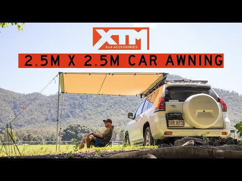 XTM 2.5m x 2.5m Car Awning