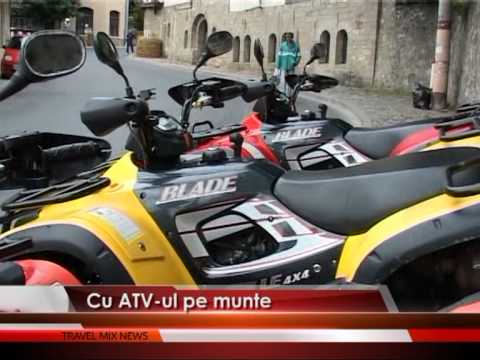 Adrenalină, cu ATV-ul pe munte – VIDEO