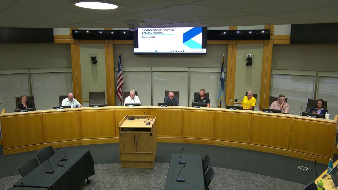 City Council Special Meeting 8/24/2026