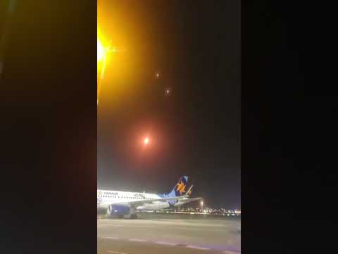 Iron Dome In Action At Tel Aviv Ben Gurion Airport