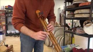 Test wunderbare doppel doppelte Indianer indianische Flöte Flöten indianerflöte aus Kunststoff