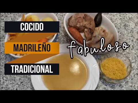 COCIDO MADRILEÑO EL GUISO MAS FACIL Y RICO DEL MUNDO