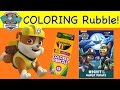 Coloring Pages RUBBLE Paw Patrol Coloring Book Night Of The Ghost Pirate