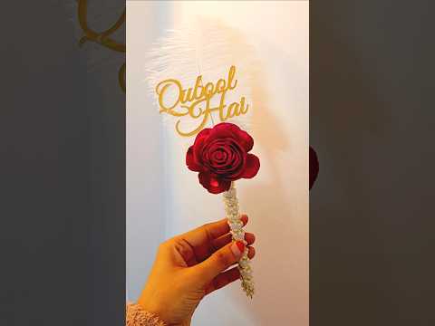 Nikah pen decoration ideas | Nikah pen ❤️ #shorts #youtubeshorts #nikahpen