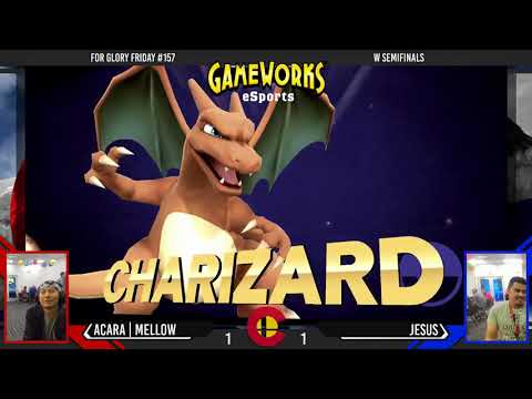 For Glory Friday #157 - AcaRa|Mellow (Cloud, Dr. Mario, Falcon) Vs. Jesus (Mario, Charizard) - WSFs