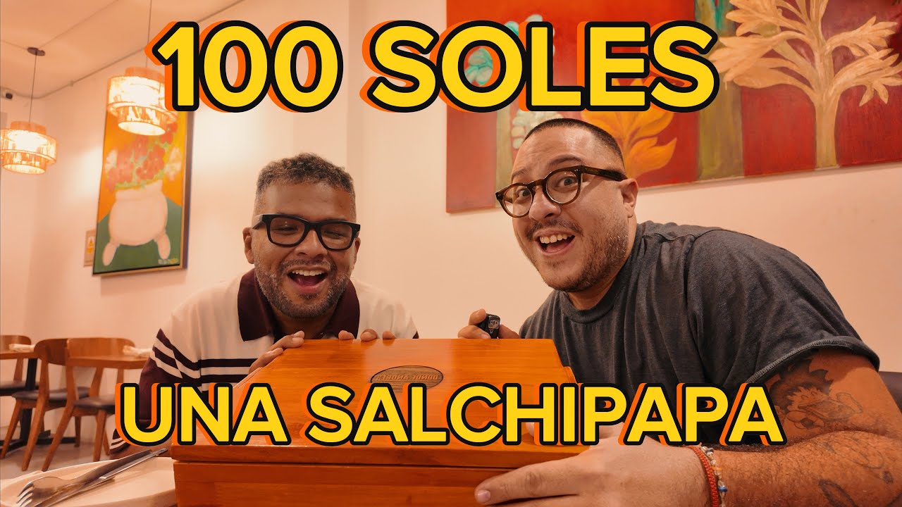 ¡LA SALCHIPAPA DE 100 SOLES!