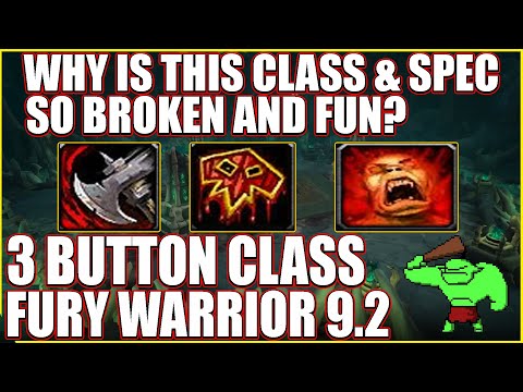 WHY IS FURY WARRIOR SO BROKEN & FUN AT SAME TIME? ITS LITERALLY 3  BUTTON CLASS 9.2 Fury Warrior PvP